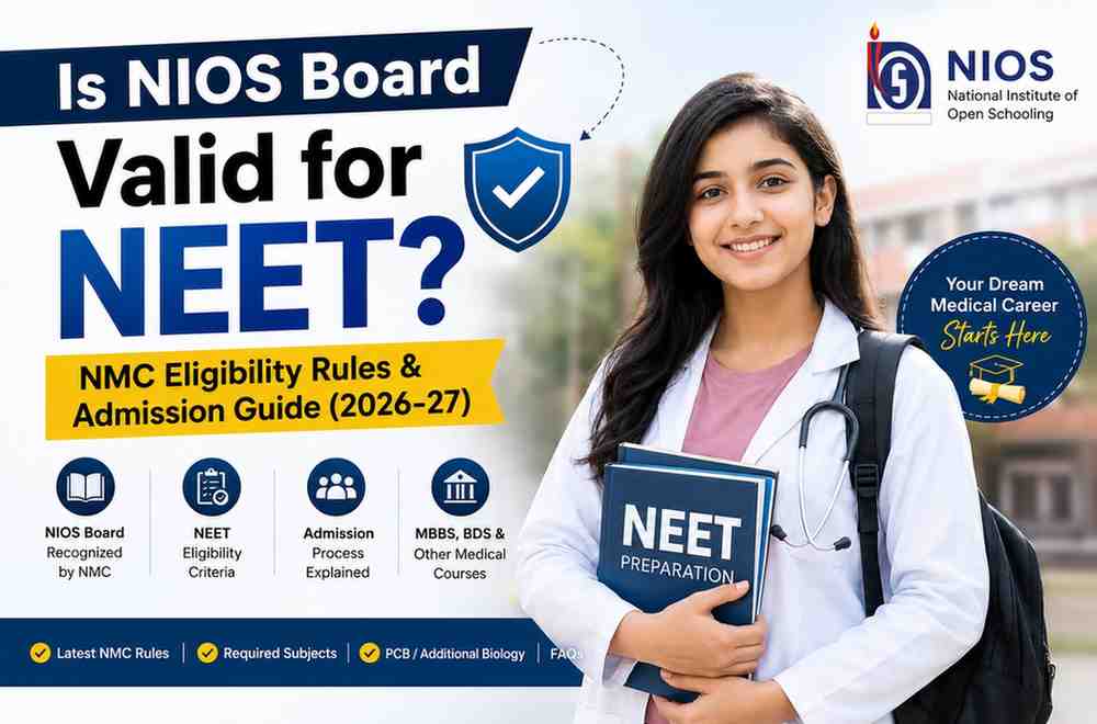 Is NIOS Board Valid for NEET
